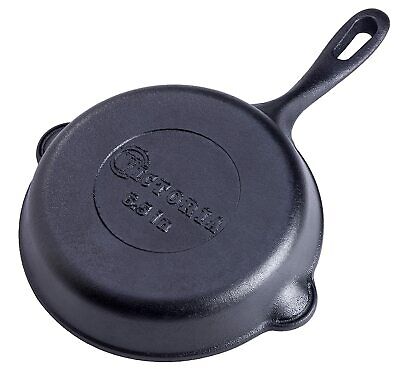  Victoria 6.5 Inch Mini Cast Iron Skillet. Small Frying