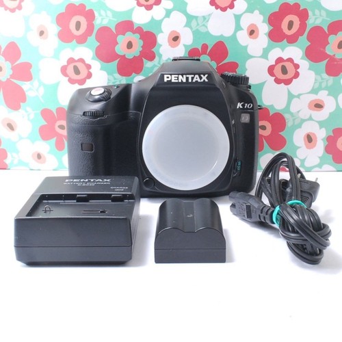 Pentax K10D 10.2MP Digital SLR Camera Black Body English Language From Japan - 第 1/5 張圖片