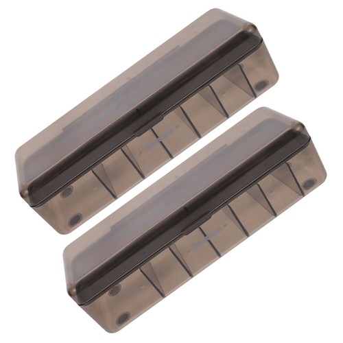 2 Pcs Wire Storage Box Office Desk Cable Organiser Charging Organizer - Photo 11/12