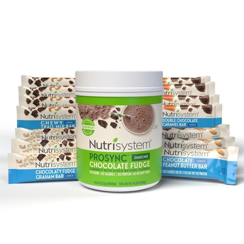 Nutrisystem® 14-Day Meal Replacement Kit with Lunch Bars & Shakes 28 Servings