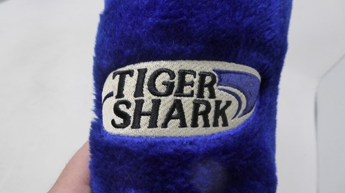Tiger Shark by Sigma Golf 1 Holz Plüsch Fuzzy Fass Kopfabdeckung blau Vintage - Bild 4 von 4