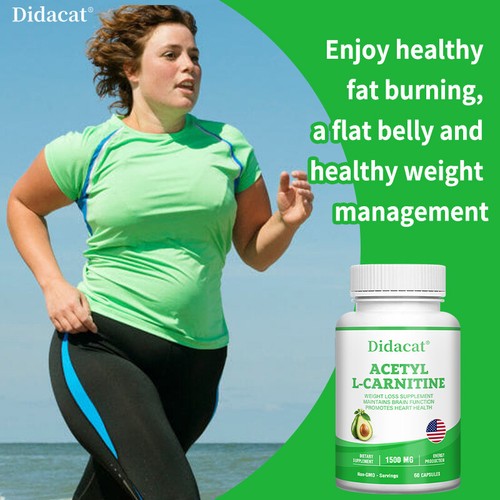 Acetil L-Carnitina 60 Cápsulas Sin Gluten 1500Mg - Imagen 5 de 8
