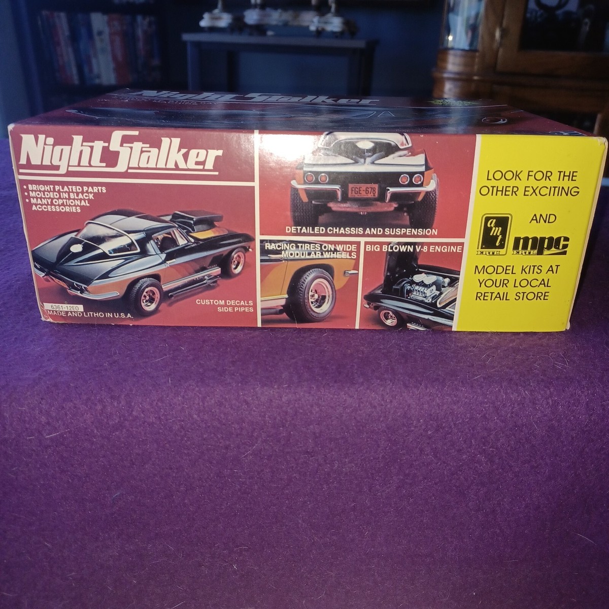 MPC/ERTL NIGHT STALKER CORVETTE STING RAY MODELING KIT #6361