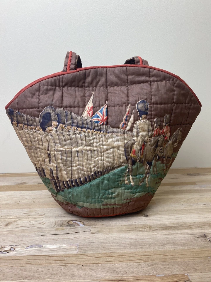 British Empire Exhibition 1924 souvenir purse RARE silk hand stitched 30s 20s UK - Image 2 of 4