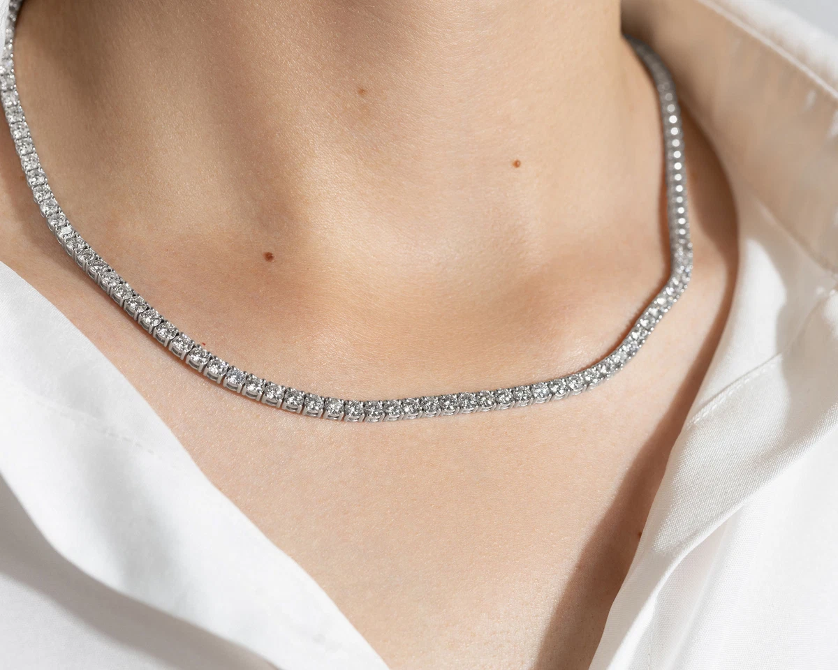Diamond eternity necklace sale
