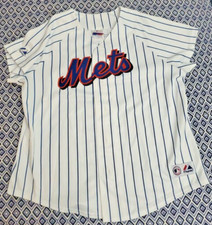 Majestic MLB New York Mets Pinstripe Jersey Youth Size XL Mickey 19