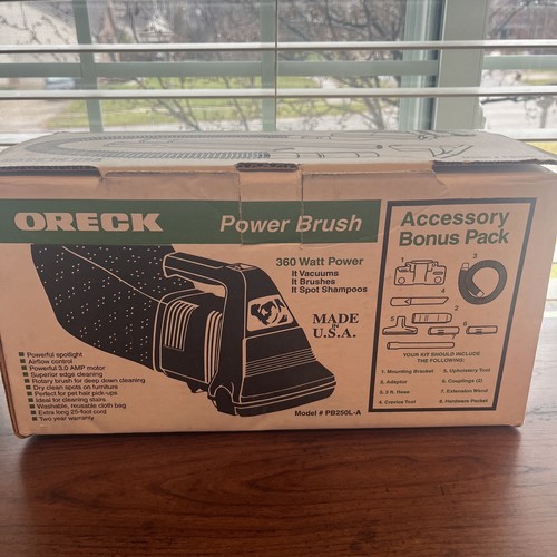 ORECK Power Brush PB250LA Corded Hand Held Vacuum Cleaner Made In USA