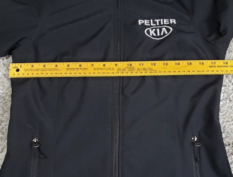 Port Authority Jacket Soft Shell Women's Small Black Full Zip Embroidered Kia - Image 4 of 4