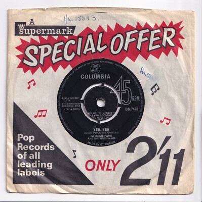 (AF504) Georgie Fame, Yeh Yeh / Preach & Teach - 1964 - 7 inch vinyl