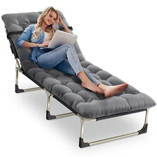 Indoor/Outdoor Lounge Chair With Cotton Padding For Patio Office Outdoor Leisure