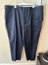 Men's Cintas Comfort Flex Reflective Side Strip Work Uniform Pants Size 44x30