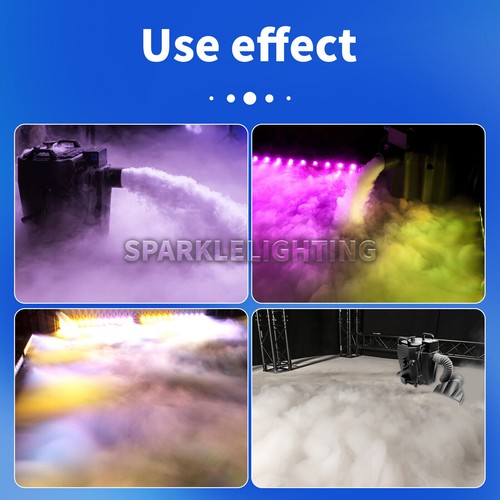 6000W Low Lying Dry Ice Machine Ground Smoke Fogger Effect Wedding Xmax Party - Picture 14 of 15
