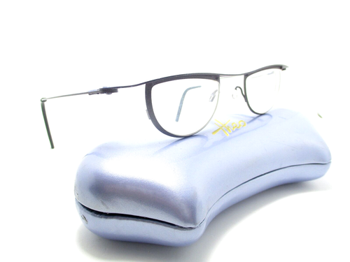 THEO JULY 244 Eyeglasses Lavender Purple Half-Moon Frame Belgium W/ Case - Picture 19 of 21