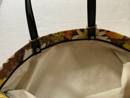 Vintage Floral Knitting Bag Tote Purse - Picture 4 of 10
