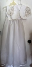 L'amour White Size 10 Girls 1st Communion Dress