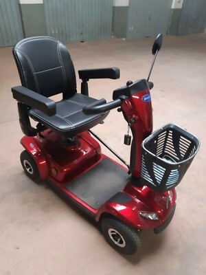 Invacare Scooter Elettrico Ruote per Disabili Rosso