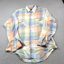 VINTAGE JC Penney Shirt Mens Large 16 Colorful Fun Towncraft MW No Iron 70s