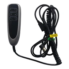 6 Button Remote Hand Control Model 23300528X000 with 2 Plugs for Power Recliner