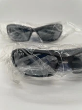 (2) Protective Eyewear Glasses Black Sellstrom 70211 X100 Series