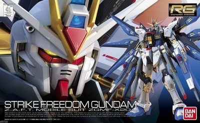 Gundam 1/144 RG #14 Strike Freedom Z.A.F.T Mobile Suit ZGMF-X20A Model Kit USA