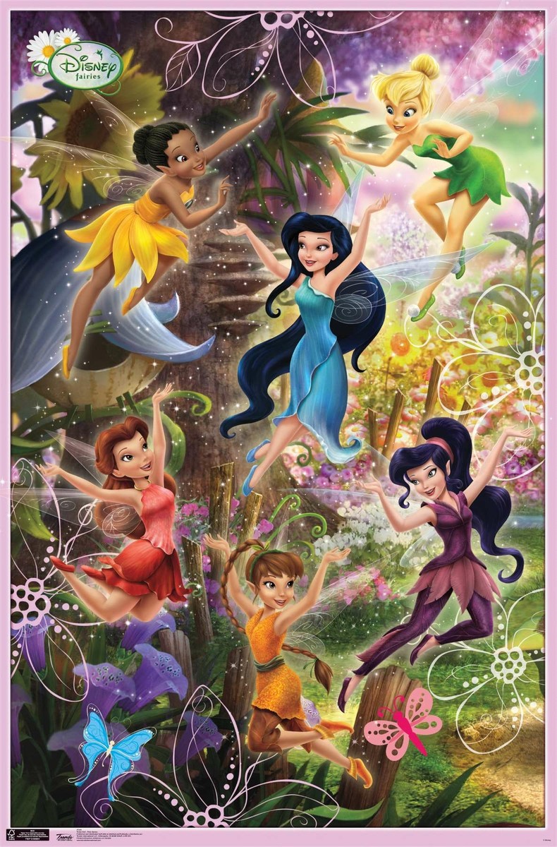 Disney Tinker Bell - Pixie Games Poster | eBay