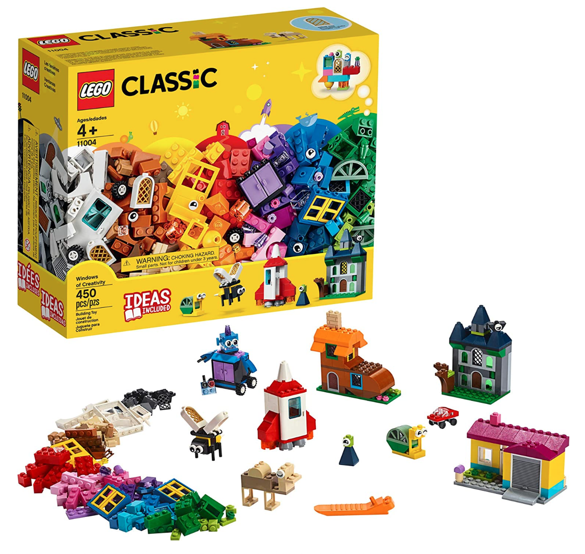 LEGO Classic Windows of Creativity 11004 (450 Pieces) NEW in Damaged Box