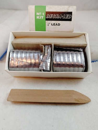 Vintage Authentic Decra Led Leaded Glass Window Kit Number 1 NOS (O1) - Picture 4 of 4