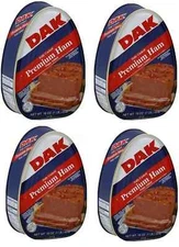 DAK Premium Ham Fully Cooked water added 4 cans-16oz.