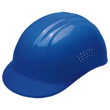 Erb Safety 67 Vented Bump Cap,Blue,Pinlock