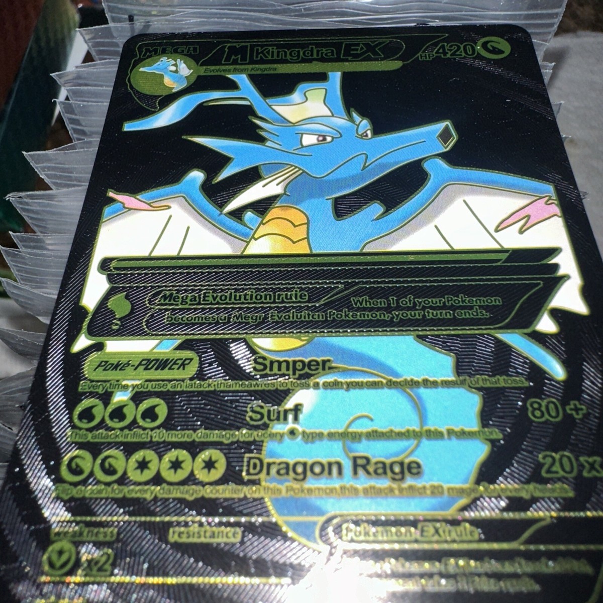 Kinda Ex Black Foil Fan Art Hp430 NM | eBay