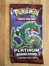 Pokemon Platinum Supreme Victors EMPTY PACK WRAPPER ONLY - Rayquaza Artwork