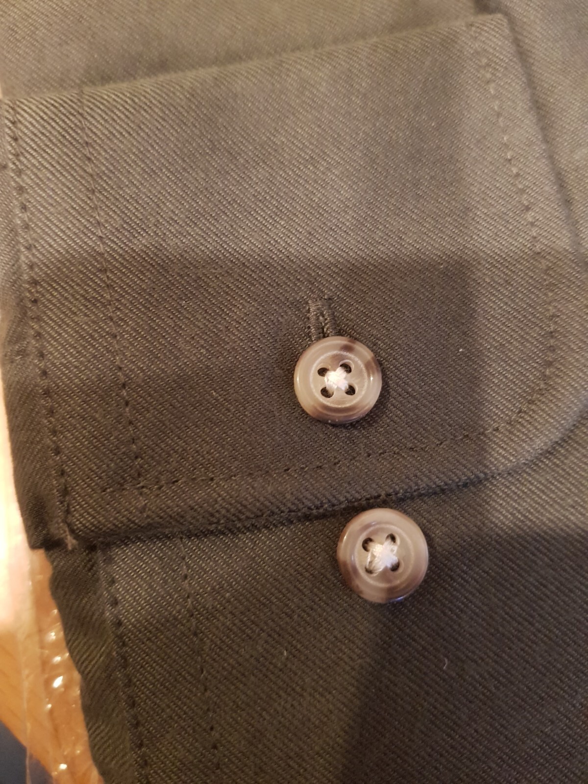 BNWT Taylor and Hunt Dark Green Cotton Single Cuff Mens Shirt UK 15.5