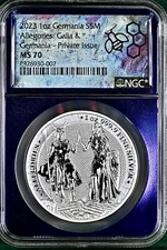 2023 GERMANIA ALLEGORIES GALIA NGC MS70 FANTASY ISSUE 1OZ SILVER .9999 FINE