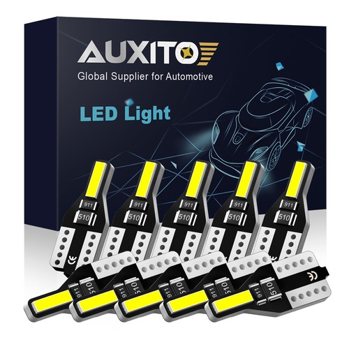 AUXITO 10pcs T10 W5W 6500K Super White Globe Front Park Head Light Bulb Wedge - Picture 63 of 75