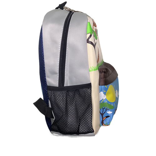 Neu Safari Park Rucksack Tiermotive Schule Kindergarten Fitnessstudio Reisetasche - Bild 2 von 4