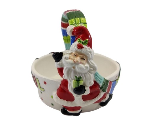 Fitz and Floyd Be Merry Santa Basket 2012