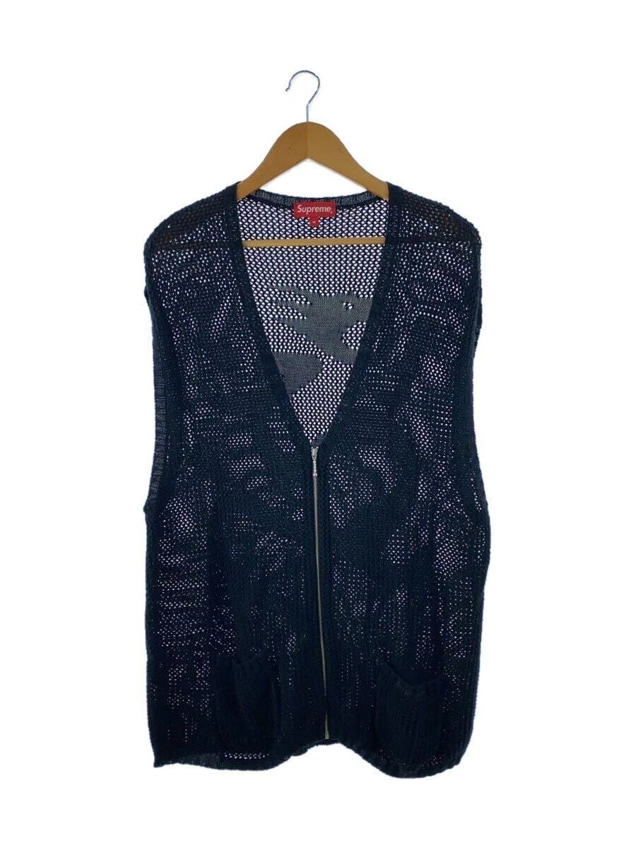 Gilet pull zippé Supreme dragon coton noir M Occasion