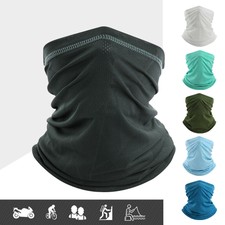 Cooling Neck Gaiter UV Protection Face Mask Windproof Scarf Reusable Balaclava