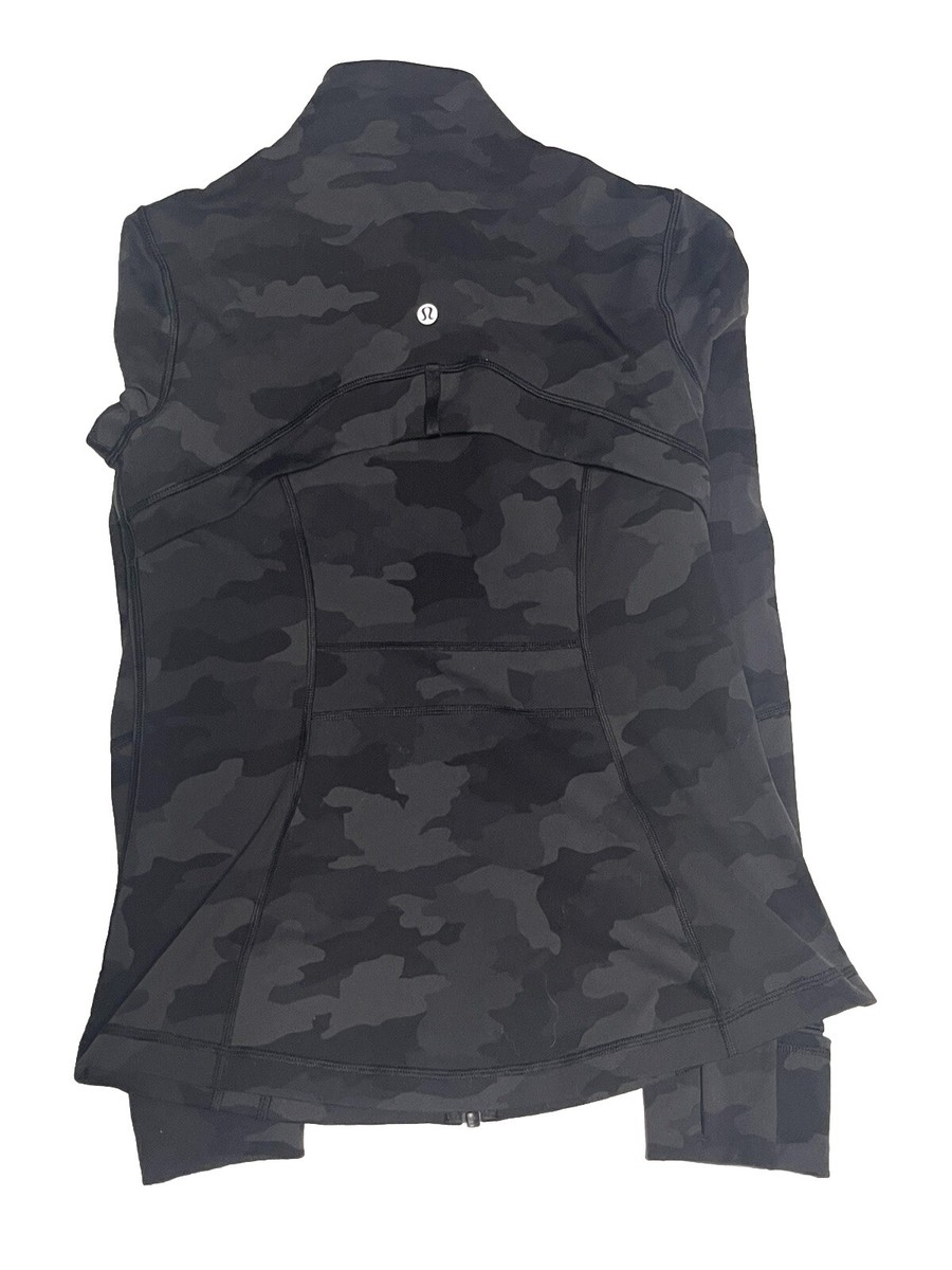 Lululemon Define Jacket Incognito Camo Multi Grey Women's Size 8