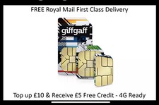2 X Sim Card for GPS Tracking Device Tracker GSM Car Pet Child Personal PAYG