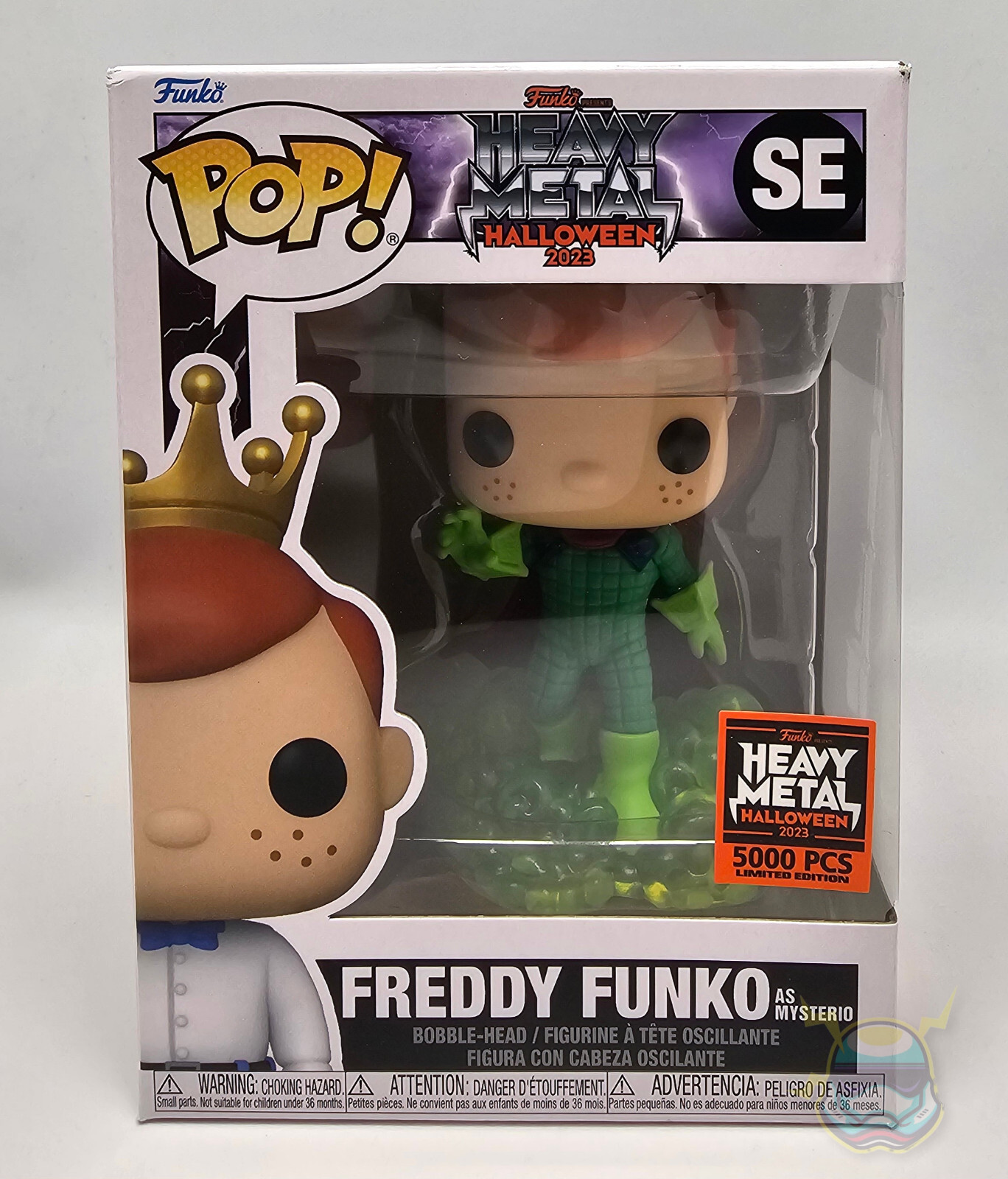 Funko Pop FREDDY FUNKO as Mysterio 5000pcs Heavy Metal Halloween Vinyl Figure