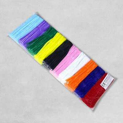 CRAFTPACKS Craft Pipe Cleaners - Assorted Pack of 1000