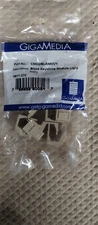 LOT OF 20 PACKS NEW GIGAMEDIA CMODBLANKIVY BLANK KEYSTONE MODULE LIGHT IVORY