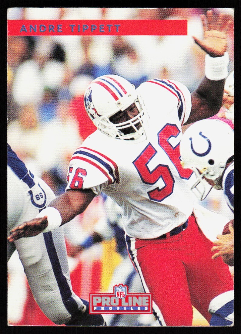 1992 Pro Line Profiles Andre Tippett New England Patriots #415