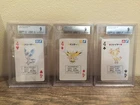 1996 Pokemon Red Charizard Poker Set Playing Card Zapdos Moltres BGS 9 Mint