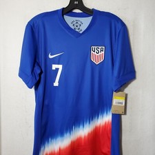 Giovanni Reyna USMNT Jersey Men's Small Nike 2024 Stadium Away Soccer USA 