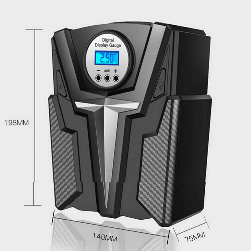 Portable Air Pump Electric Inflator Auto Car Bike Tire Air Compressor 12V 