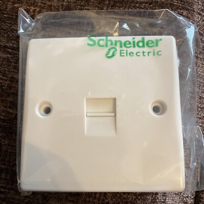 Schneider Exclusive Datenkommunikation weiß geformtes Slimline-Telefon BT