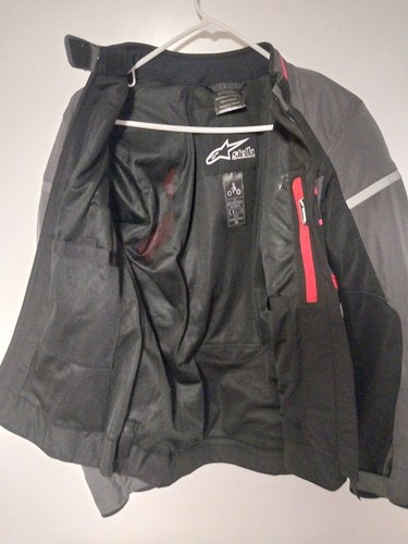Alpinestars Women's Motorcycle Jacket - Gray/Black/Pink - Size M - Pre-Owned in - Picture 14 of 16