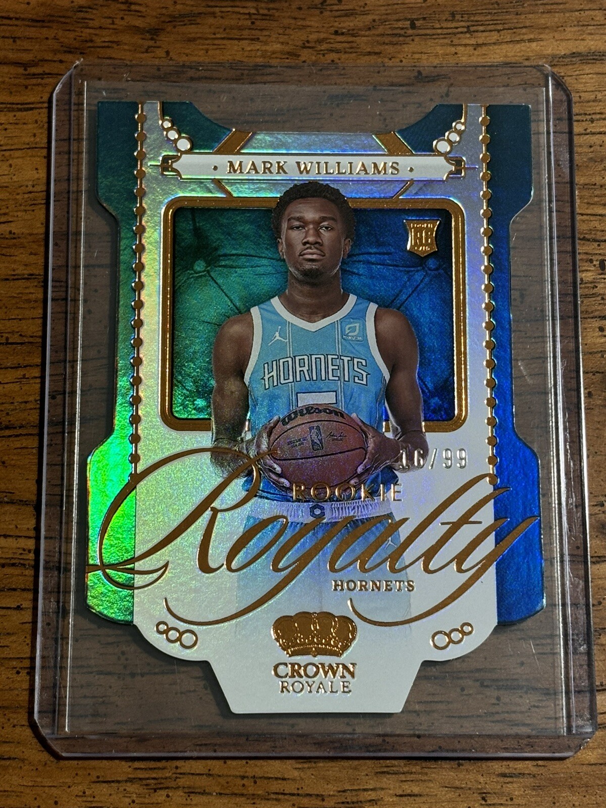 2022-23 Panini Crown Royale Rookie Royalty #15 Mark Williams /99 Hornets RC SP
